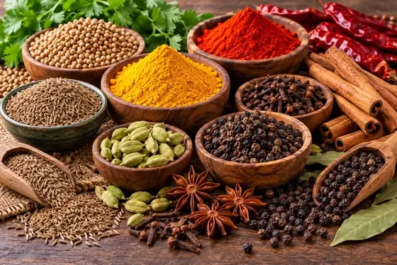 Spices flavours