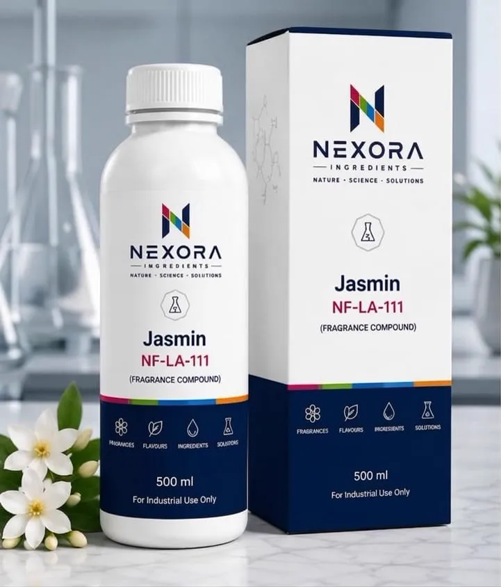 Jasmin NF-LA-111, Nexora Ingredients bottle and box